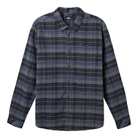 O'Neill Men's Redmond Solid Stretch Flannel Long Sleeve Shirt