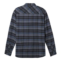 O'Neill Men's Redmond Solid Stretch Flannel Long Sleeve Shirt