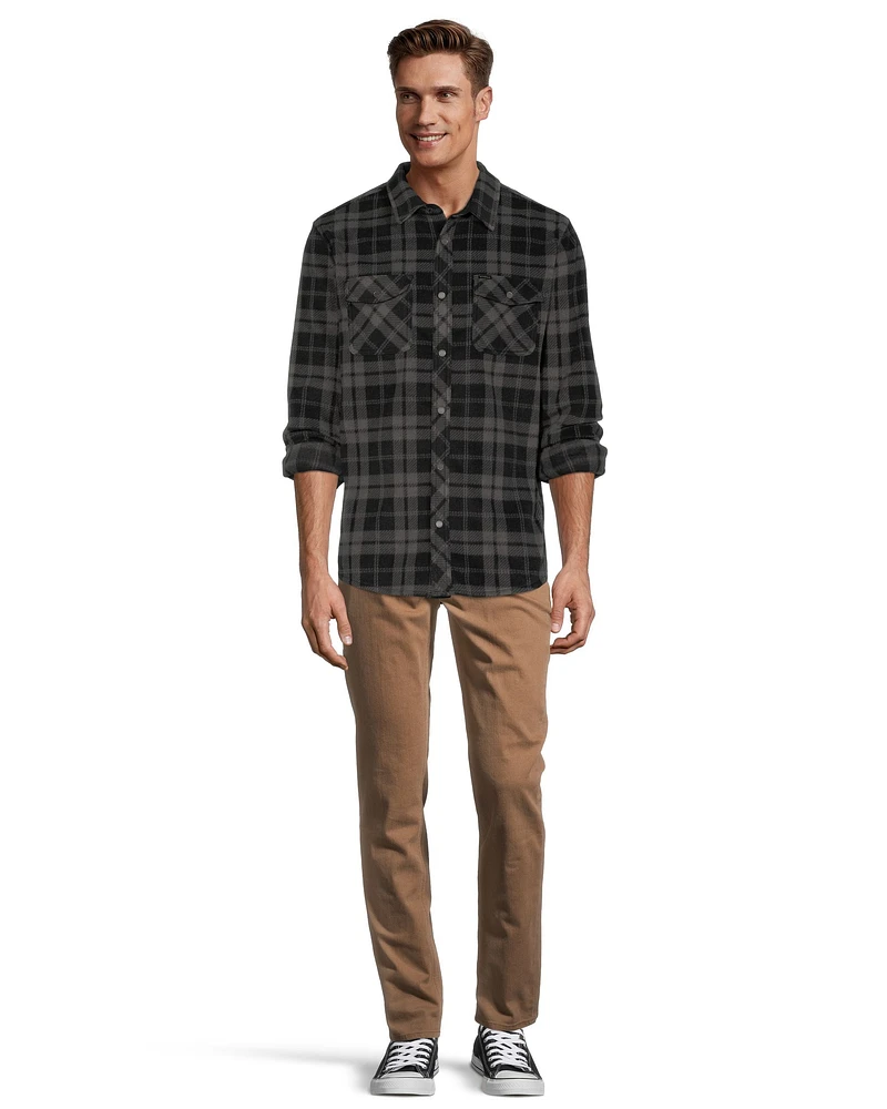 O'Neill Men's Glacier Plaid Long Sleeve Shirt