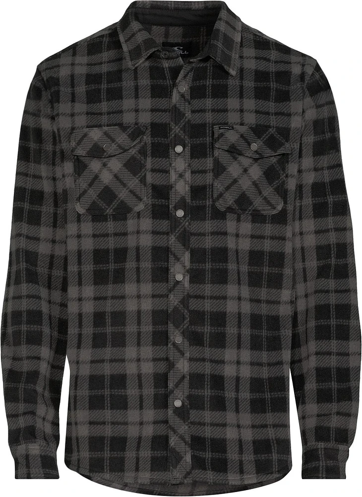 O'Neill Men's Glacier Plaid Long Sleeve Shirt