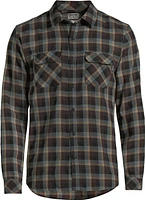 Hurley Men's Bend Burnout Long Sleeve Flannel