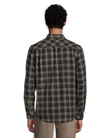 Hurley Men's Bend Burnout Long Sleeve Flannel