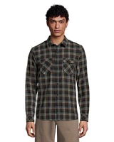 Hurley Men's Bend Burnout Long Sleeve Flannel