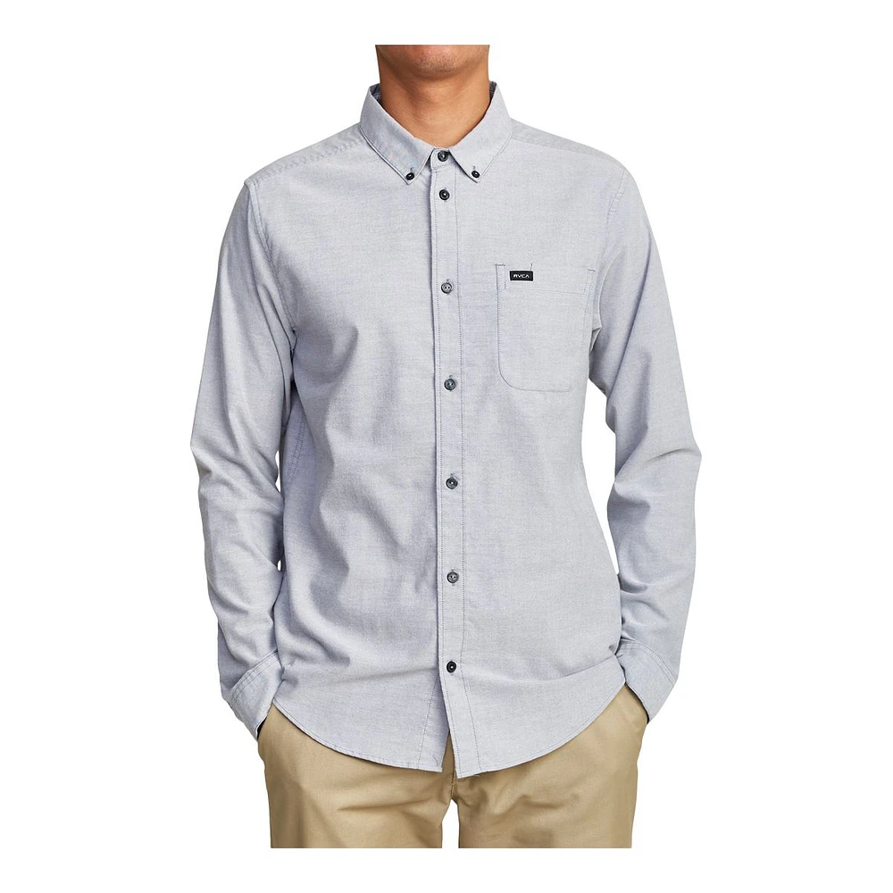 RVCA Men's That'll Do Stretch Long Sleeve Shirt