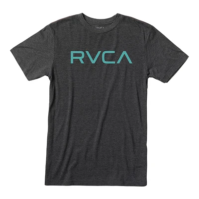 RVCA Men's Big T Shirt, Short Sleeve, Crew Neck, CottonBlend, Graphic