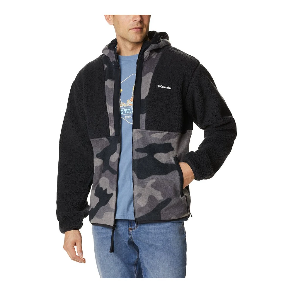 Columbia Men's Backbowl Full Zip Hoodie, Sherpa