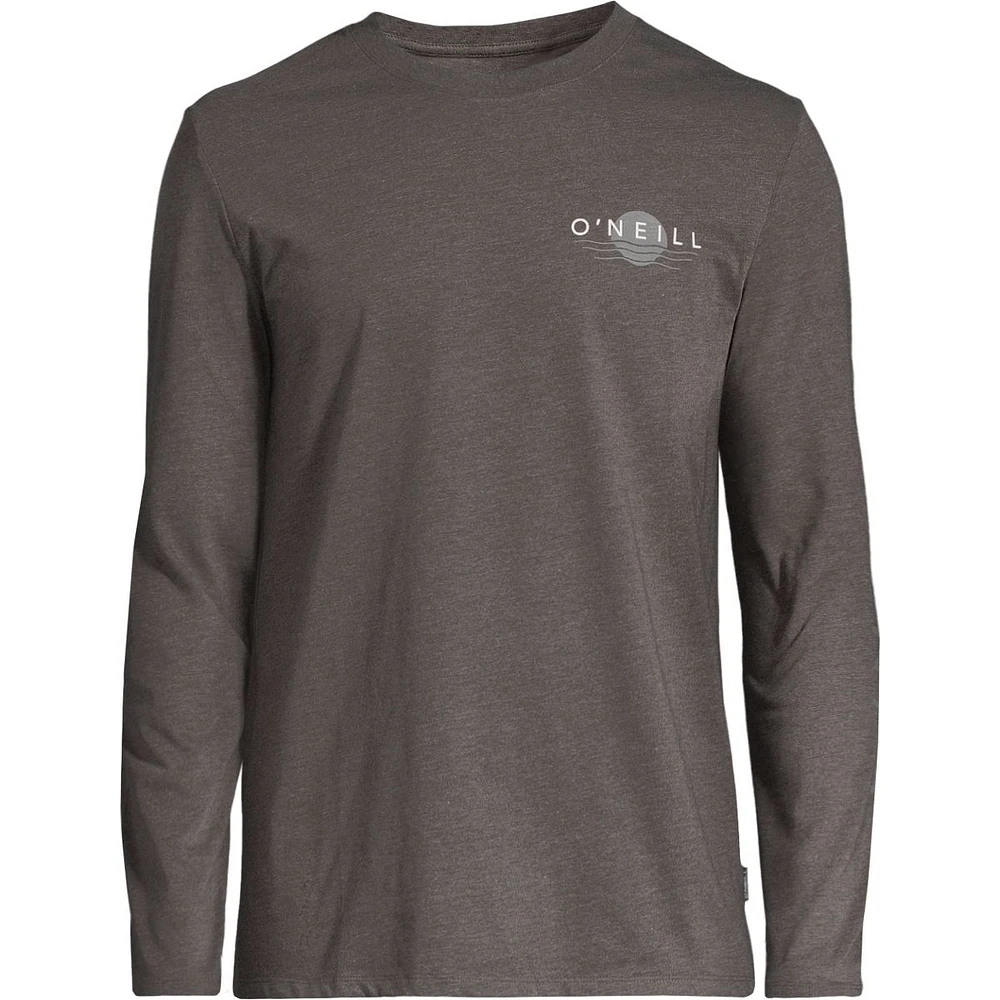 O'Neill Men's Sunset Long T Shirt, Sleeve, Crew Neck, Cotton, Graphic