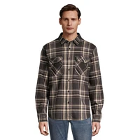 Brixton Men's Bowery Flannel Long Sleeve Shirt