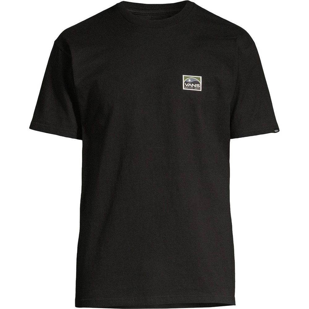 Vans Men's Street Outdoors T Shirt, Short Sleeve, Crew Neck, Cotton, Logo