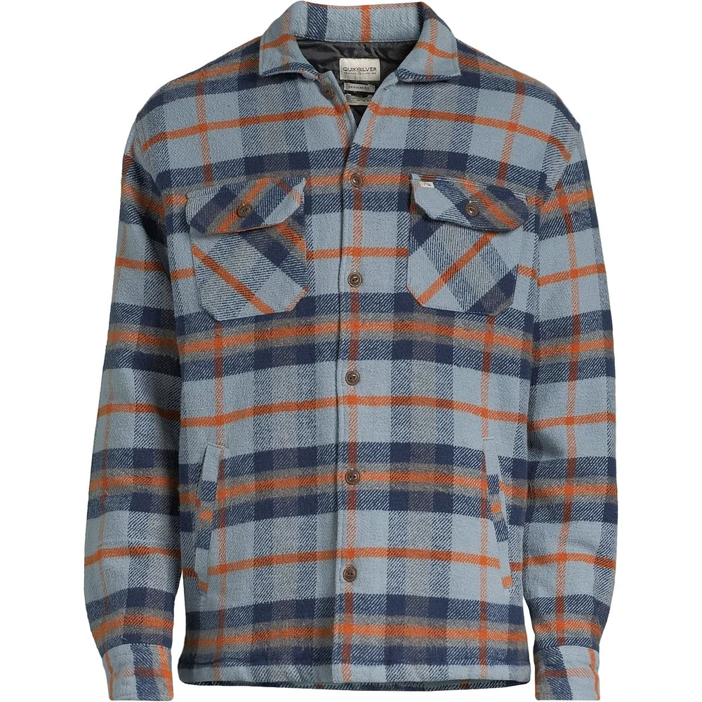 Quiksilver Men's Lyneham Lined Long Sleeve Flannel Shirt