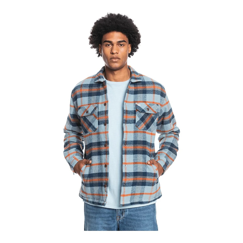 Quiksilver Men's Lyneham Lined Long Sleeve Flannel Shirt