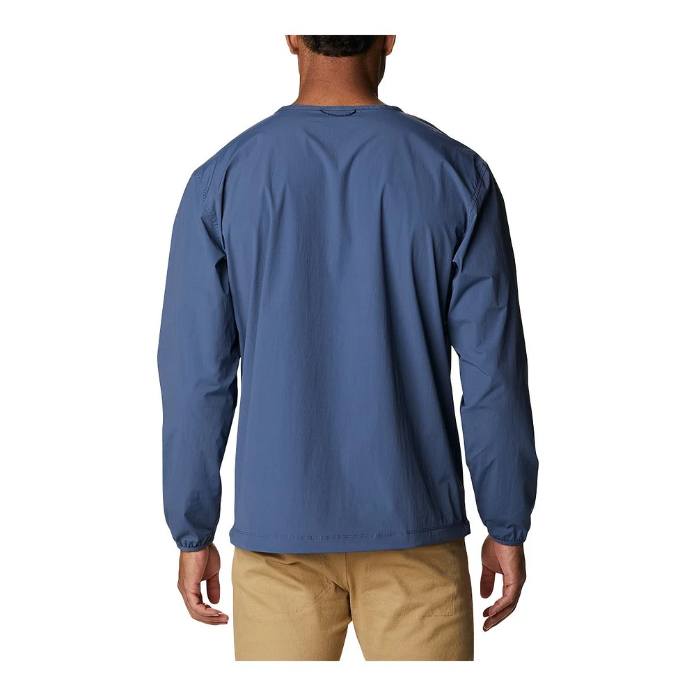 Columbia Men's Tech Trail Long Sleeve Woven Pullover