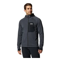 Mountain Hardwear Men's Polartec Power Grid Full Zip Hoodie