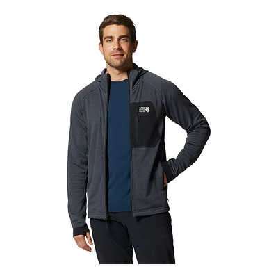 Mountain Hardwear Men's Polartec Power Grid Full Zip Hoodie