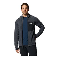 Mountain Hardwear Men's Polartec Power Grid Full Zip Hoodie