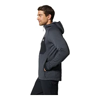 Mountain Hardwear Men's Polartec Power Grid Full Zip Hoodie