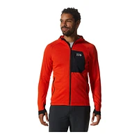 Mountain Hardwear Men's Polartec Power Grid Full Zip Hoodie