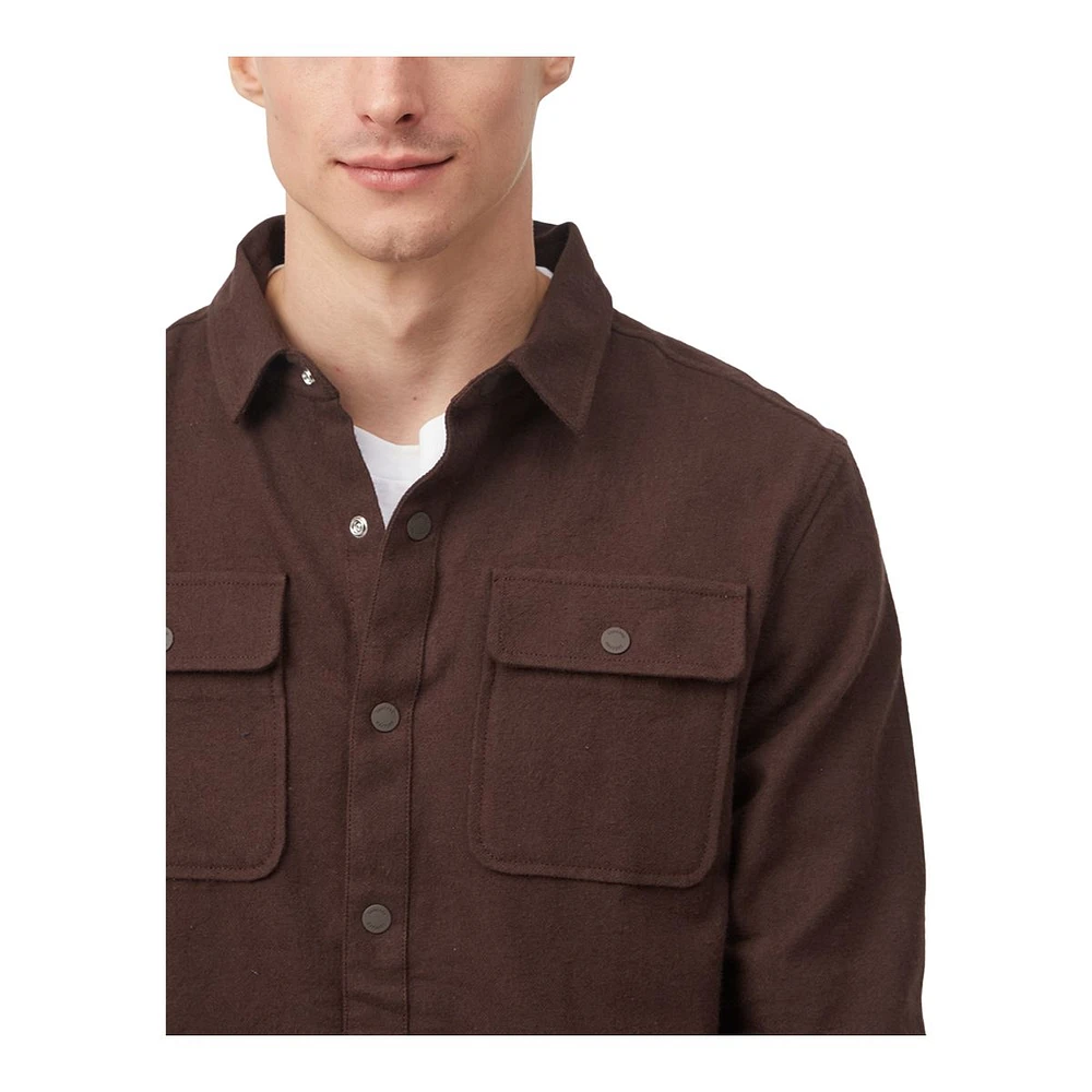 tentree Men's Kapok Colville Long Sleeve Shirt