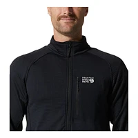 Mountain Hardwear Men's Polartec Power Grid 1/2 Zip Long Sleeve Top