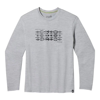 Smartwool Men's Colliding Clouds Long Sleeve T Shirt