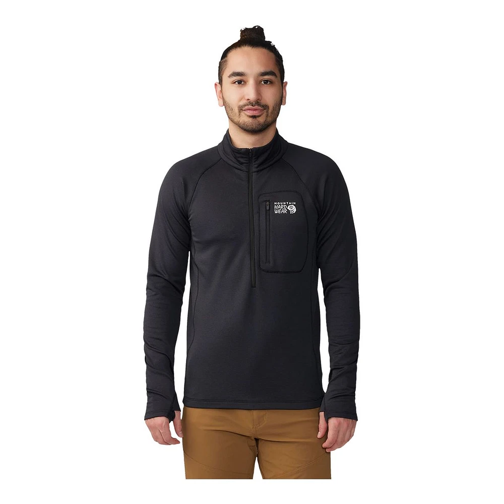 Mountain Hardwear Men's Glacial Trail™ 1/2 Zip Long Sleeve Top