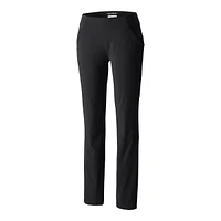 Columbia Women's Anytime Casual Pull On Pants, Hiking, Casual, Slim Fit, Mid Rise, Stretch