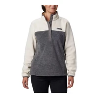 Columbia Women's Benton Springs Half Snap Fleece Sweatshirt