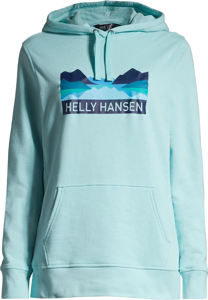 Helly Hansen Women's Nord Graphic Pullover Hoodie, Kangaroo Pocket