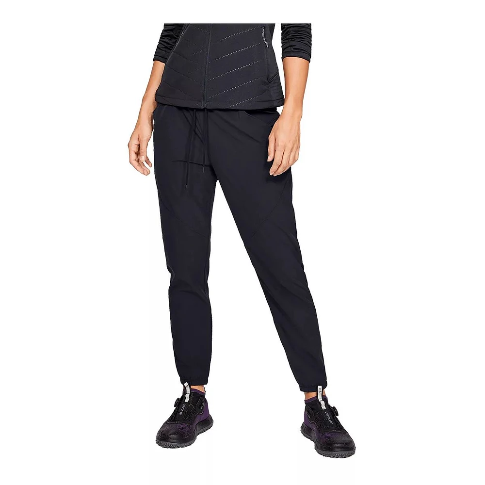 Under Armour Women's Fusion Pants, Hiking, Outdoor, Loose Fit, Tapered, Lightweight