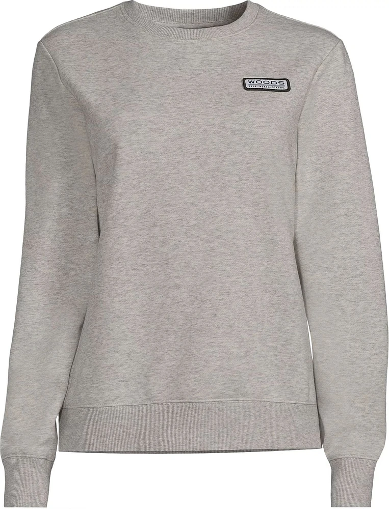 Woods Women's Camp Classic Cotton Sweatshirt, Relaxed Fit