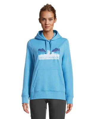 Helly Hansen Women's Nord Graphic Pullover Hoodie, Kangaroo Pocket