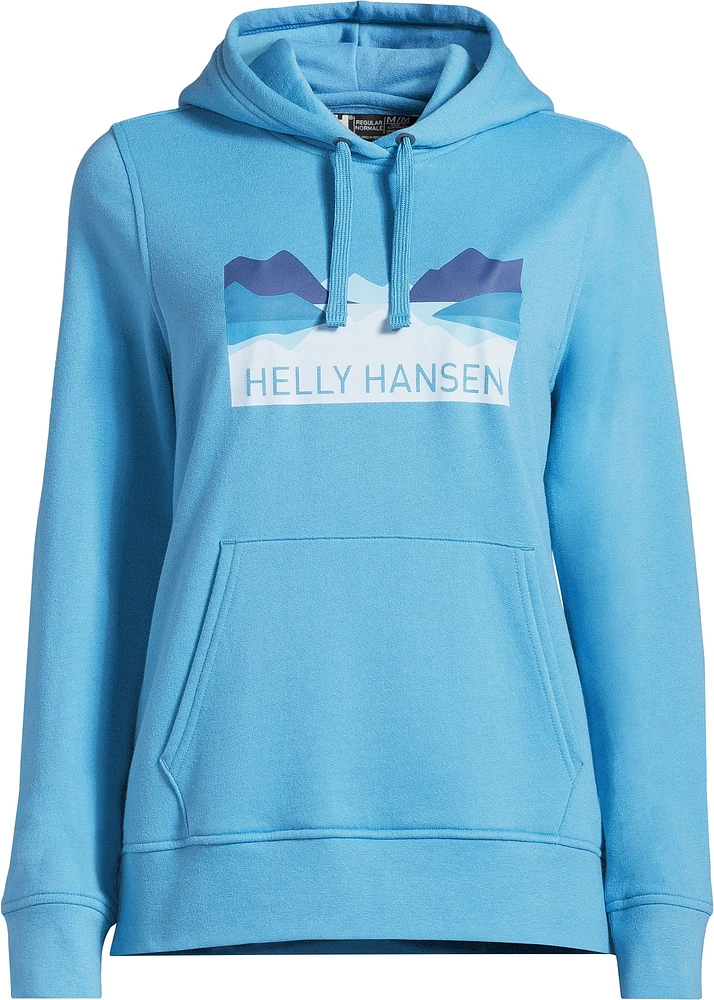 Helly Hansen Women's Nord Graphic Pullover Hoodie, Kangaroo Pocket