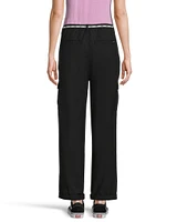 Vans Women's Shoe Lace Cargo Pants, Casual, Mid Rise, Wide Leg