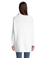 O'Neill Women's Throw It On Mock Neck Sweater