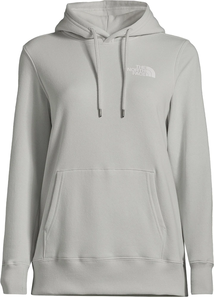 The North Face Women's Box NSE Pullover Hoodie, Cotton Blend, Kangaroo Pocket