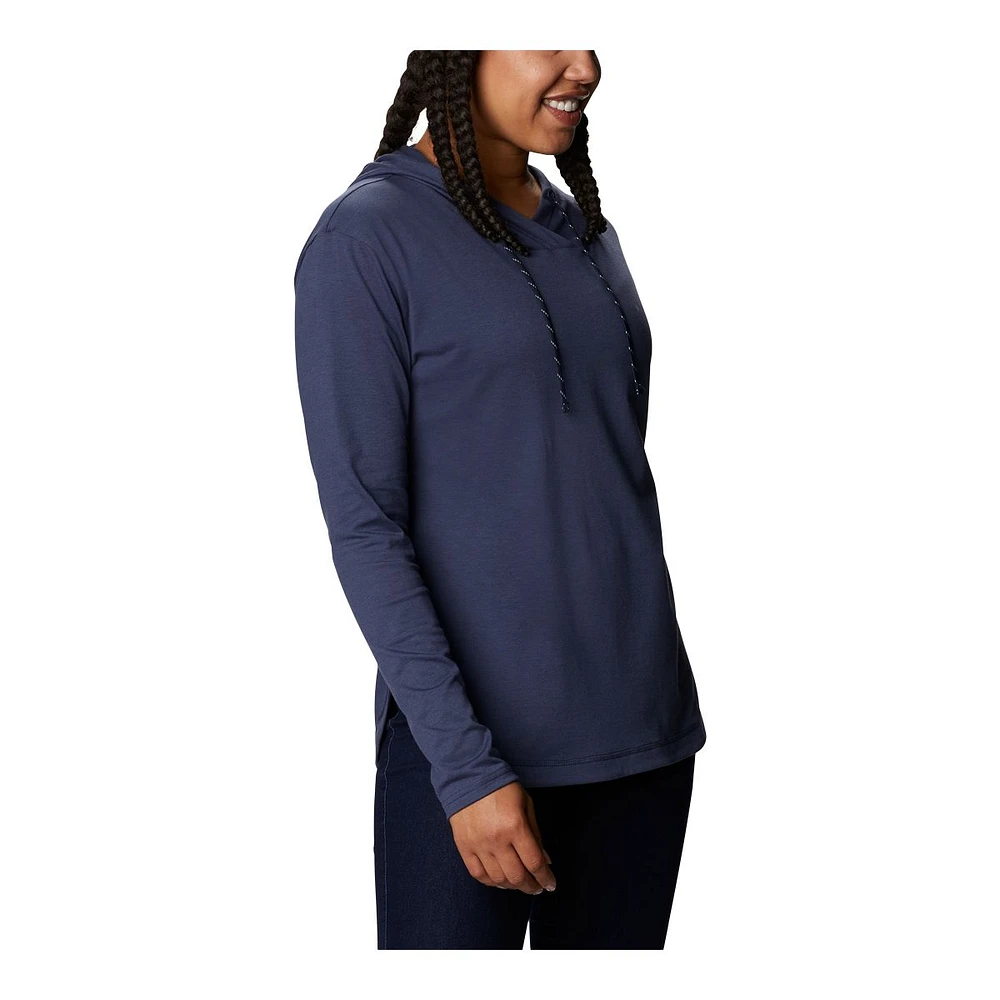 Columbia Women's Sun Trek Pullover Hoodie, Moisture-Wicking