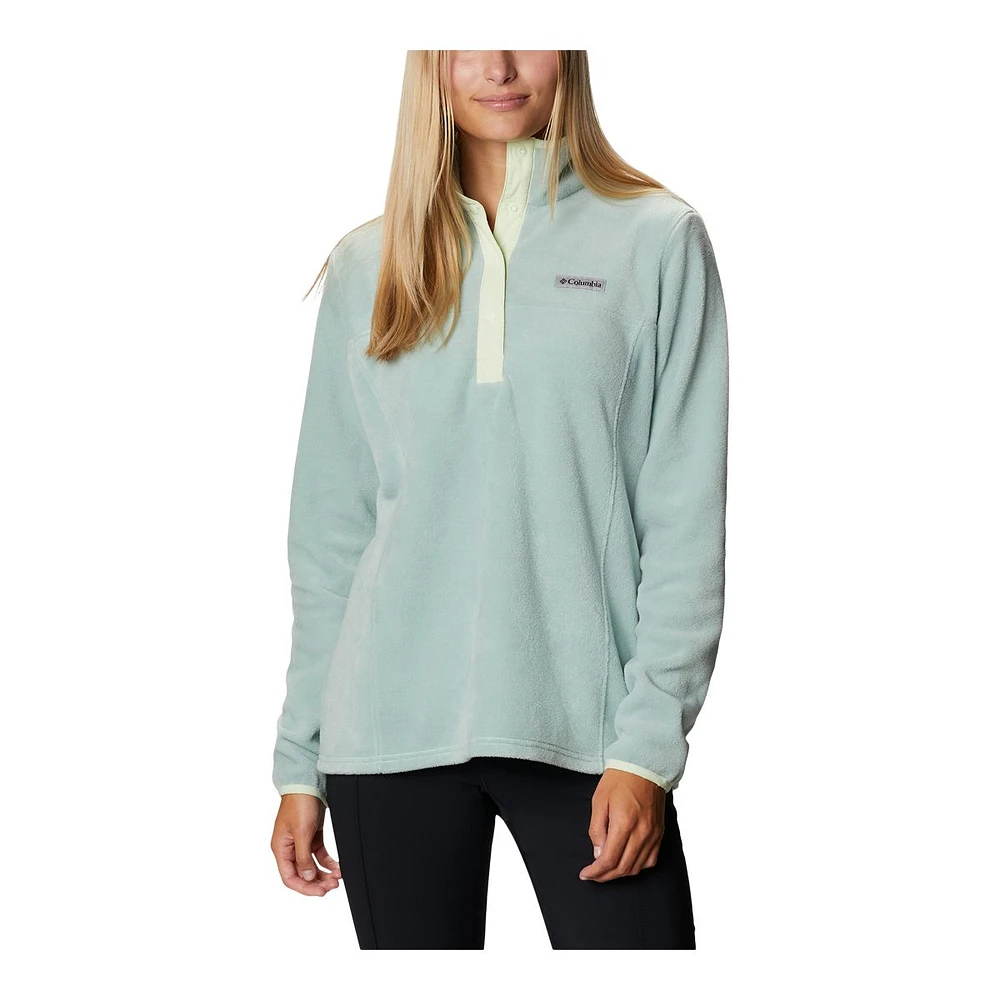 Columbia Women's Benton Springs Half Snap Fleece Sweatshirt