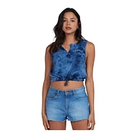 Roxy Women's Tie Dye Crop Tank