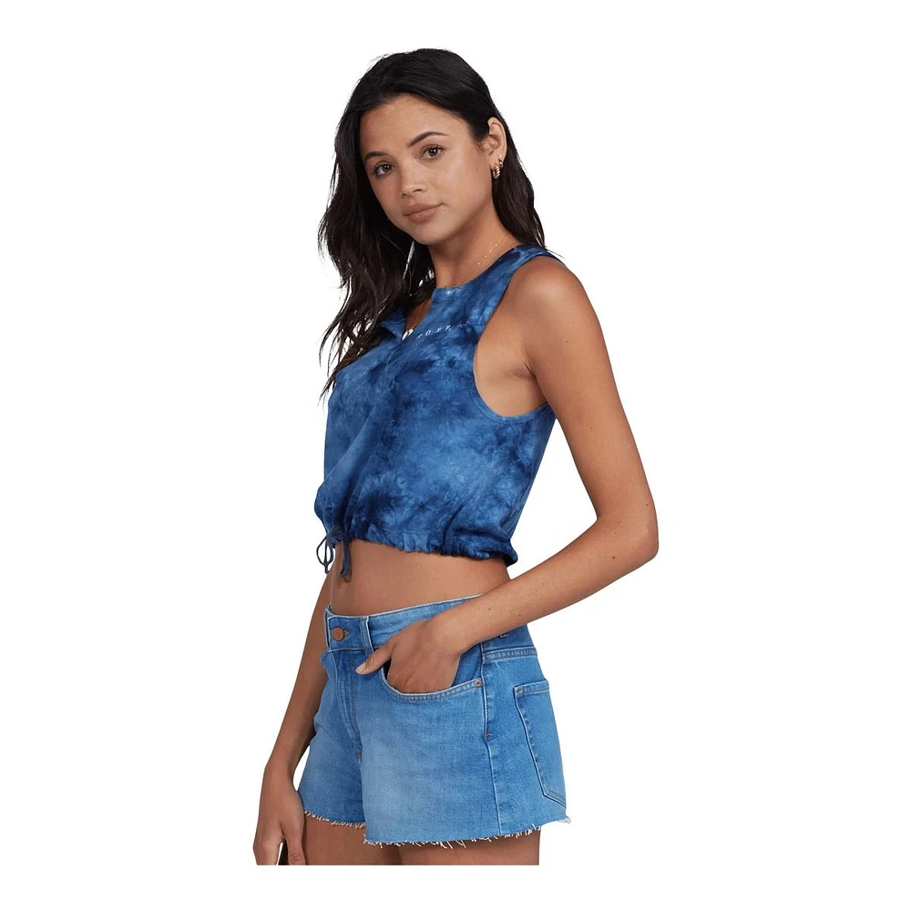 Roxy Women's Tie Dye Crop Tank