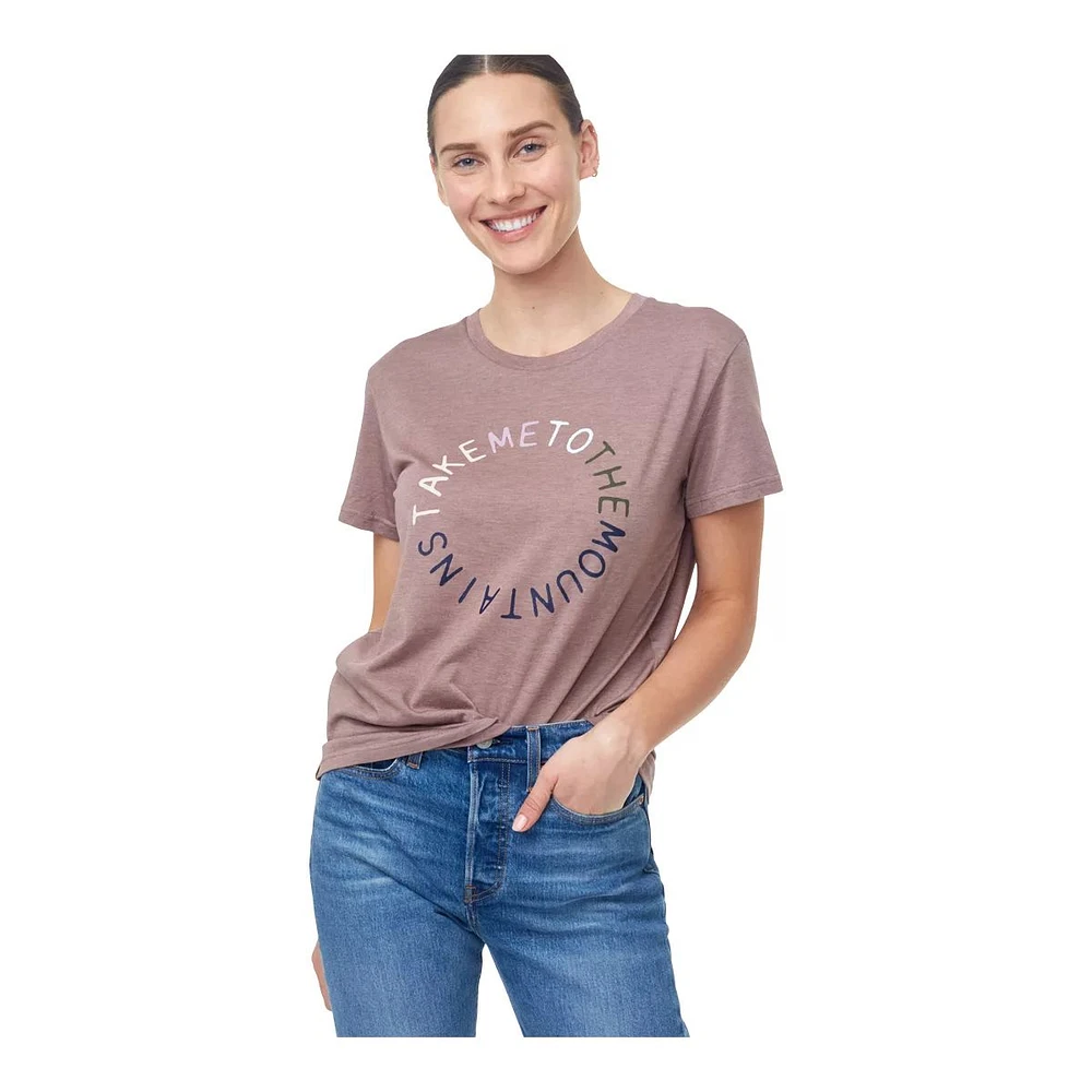 tentree Women's To The Mountains T Shirt