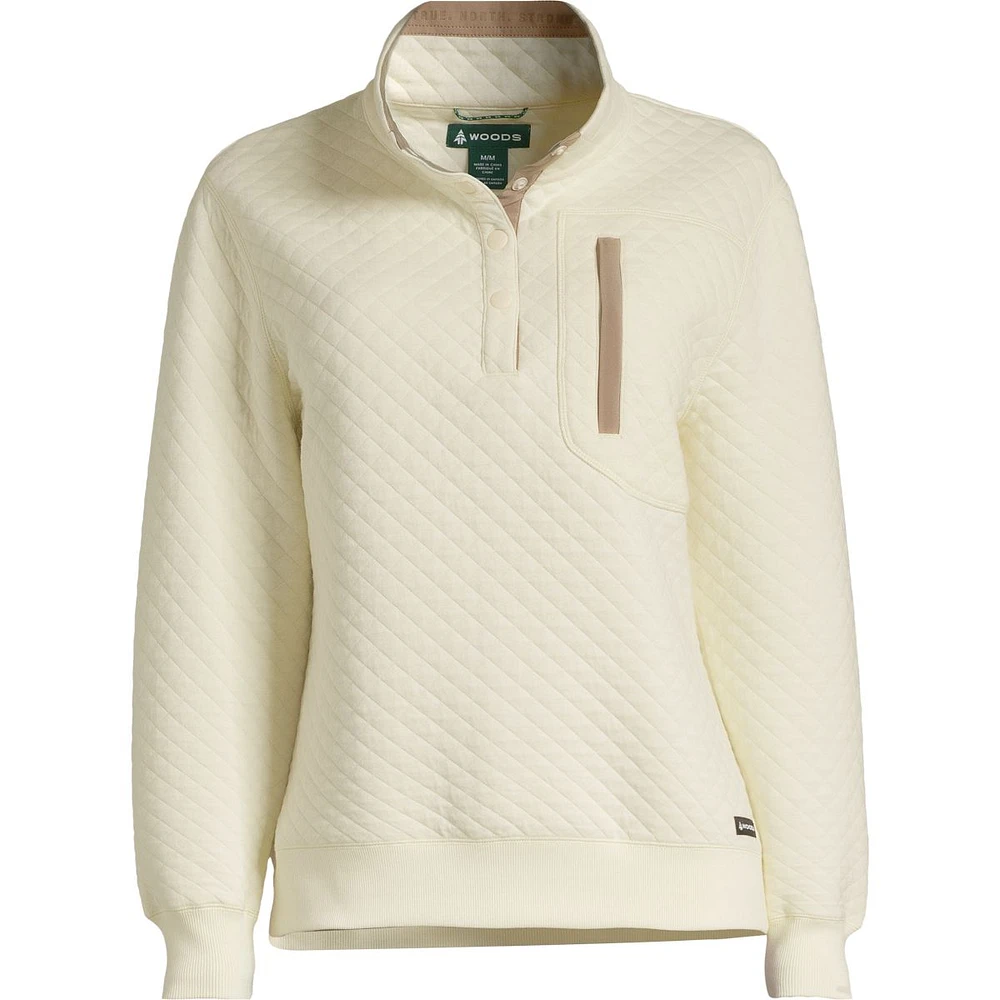 Woods Women's Farnham Quilted Sweatshirt