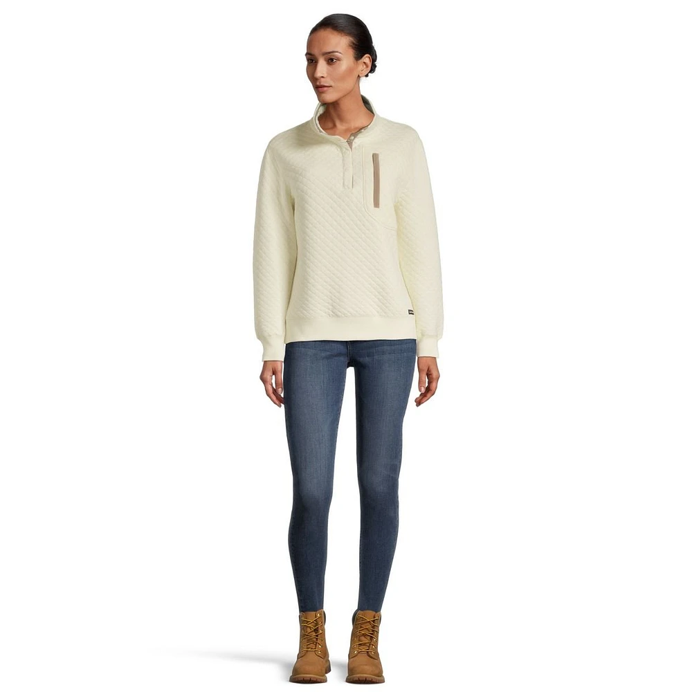 Woods Women's Farnham Quilted Sweatshirt