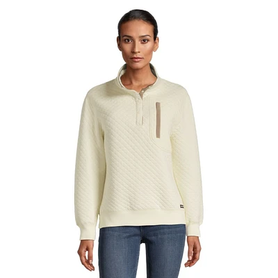 Woods Women's Farnham Quilted Sweatshirt