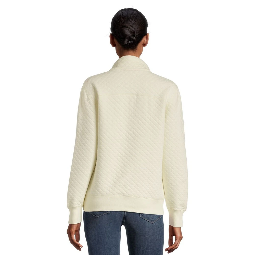 Woods Women's Farnham Quilted Sweatshirt