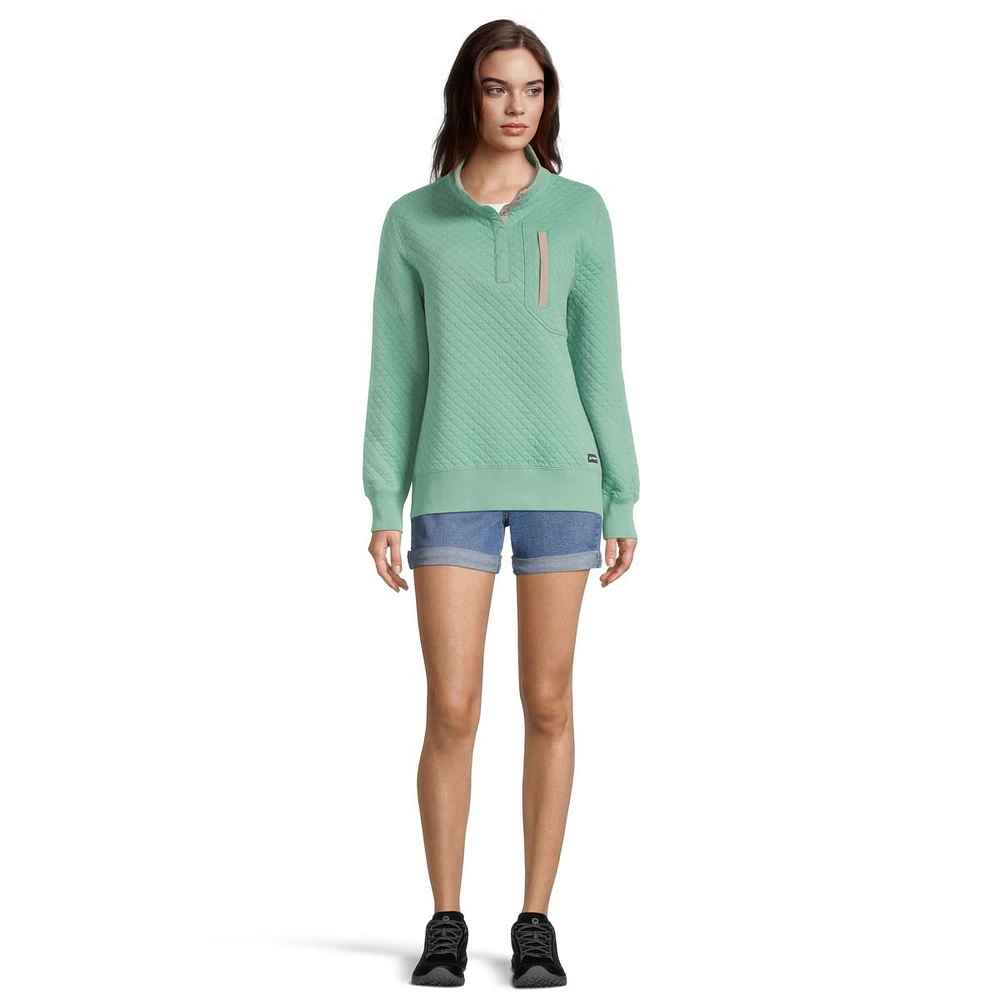 Woods Women's Farnham Quilted Sweatshirt