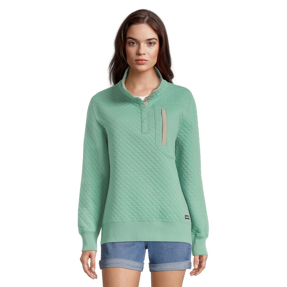 Woods Women's Farnham Quilted Sweatshirt