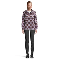 Woods Women's Blakiston Quarter Zip Fleece Sweatshirt, Relaxed Fit