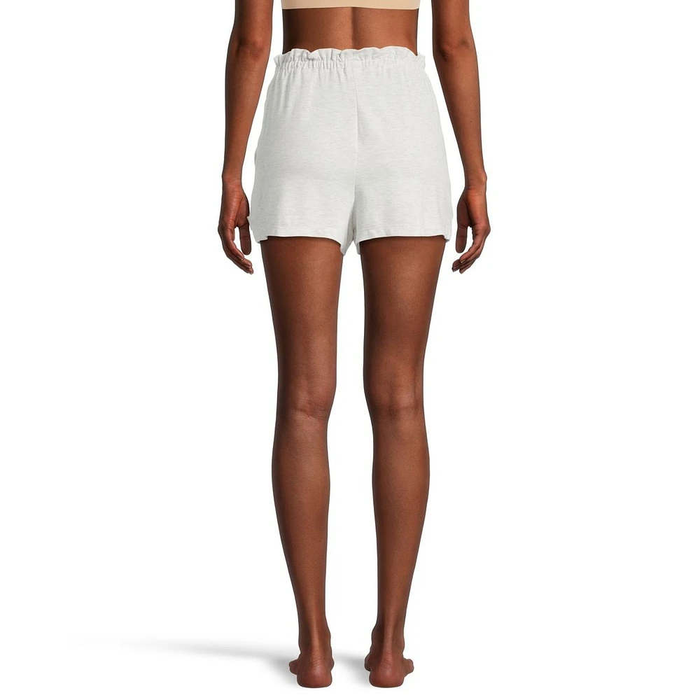 Calvin Klein Women's Pur Ribbed Sleep Shorts