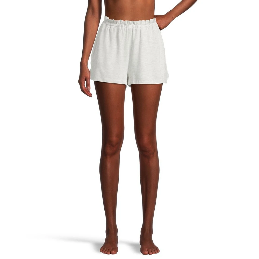 Calvin Klein Women's Pur Ribbed Sleep Shorts