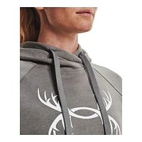 Under Armour Women's Rival Antler Pullover Hoodie, Fleece